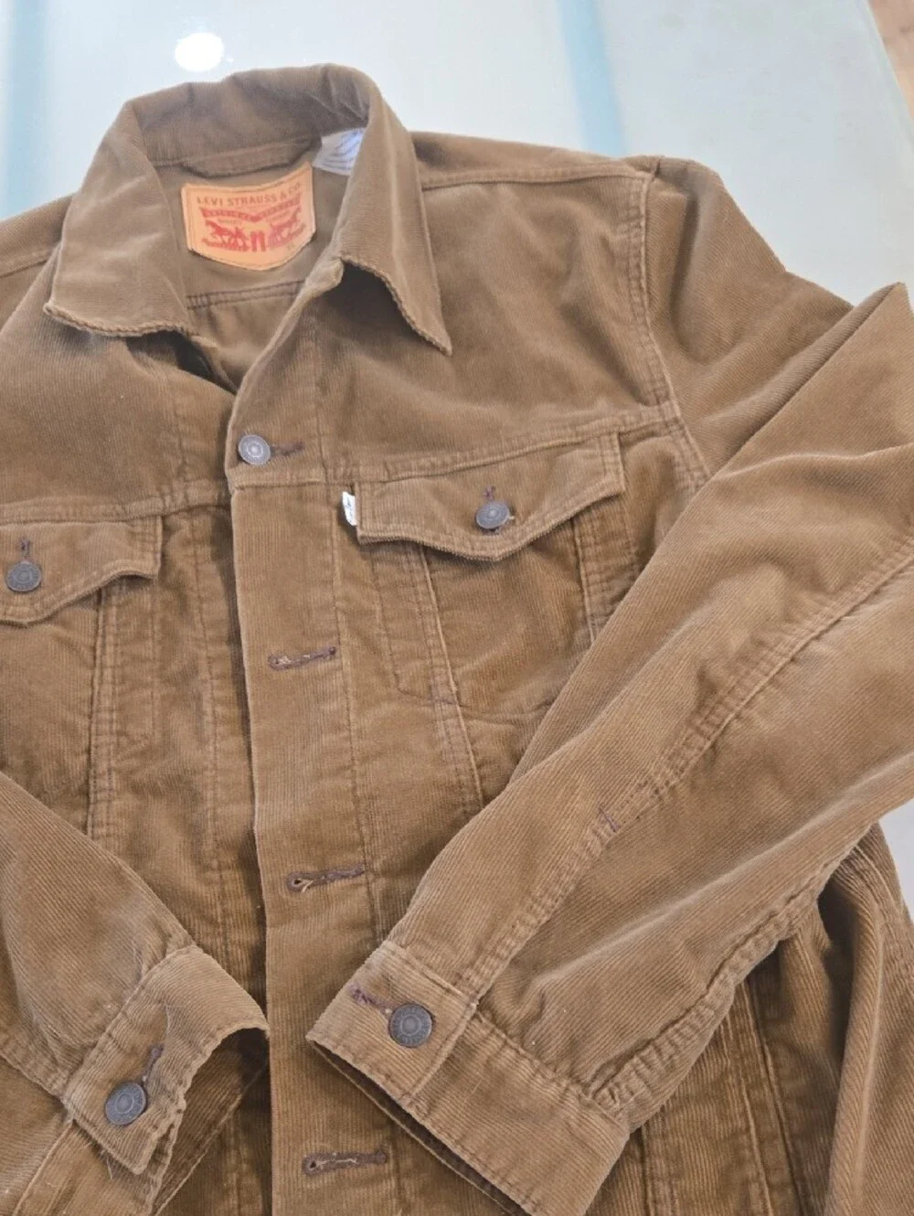 Levi's Brown Corduroy Trucker Jacket - Picture 5 of 11